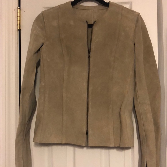 Calvin Klein suede jacket - Picture 1 of 2